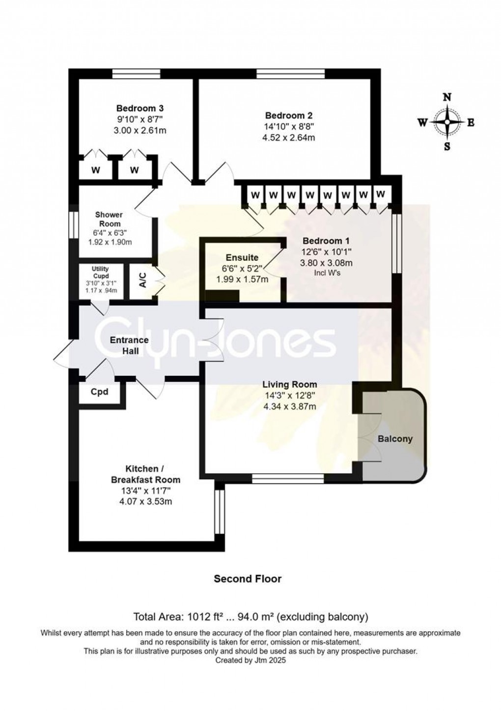 Floorplan for Harsfold Road, Rustington