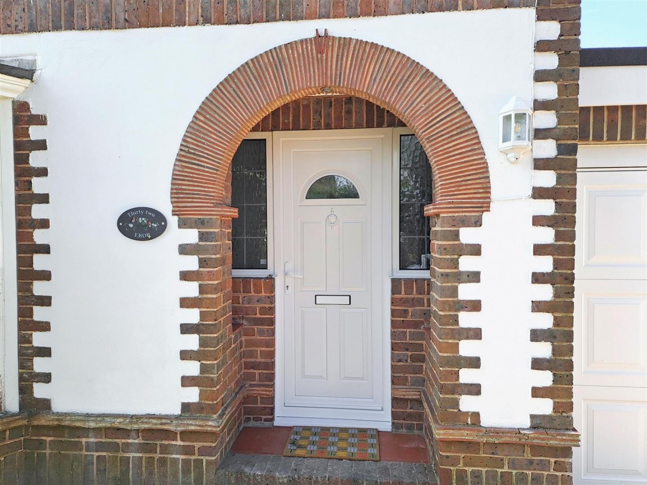 Arched Recessed Entrance