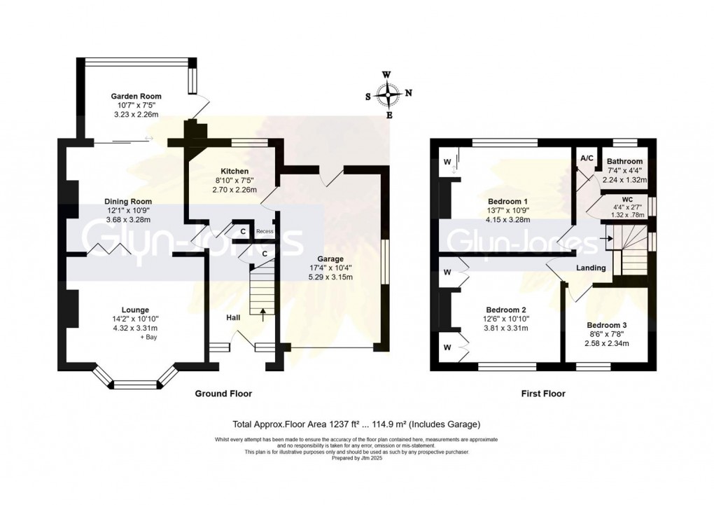 Floorplan for Old Manor Road, Rustington